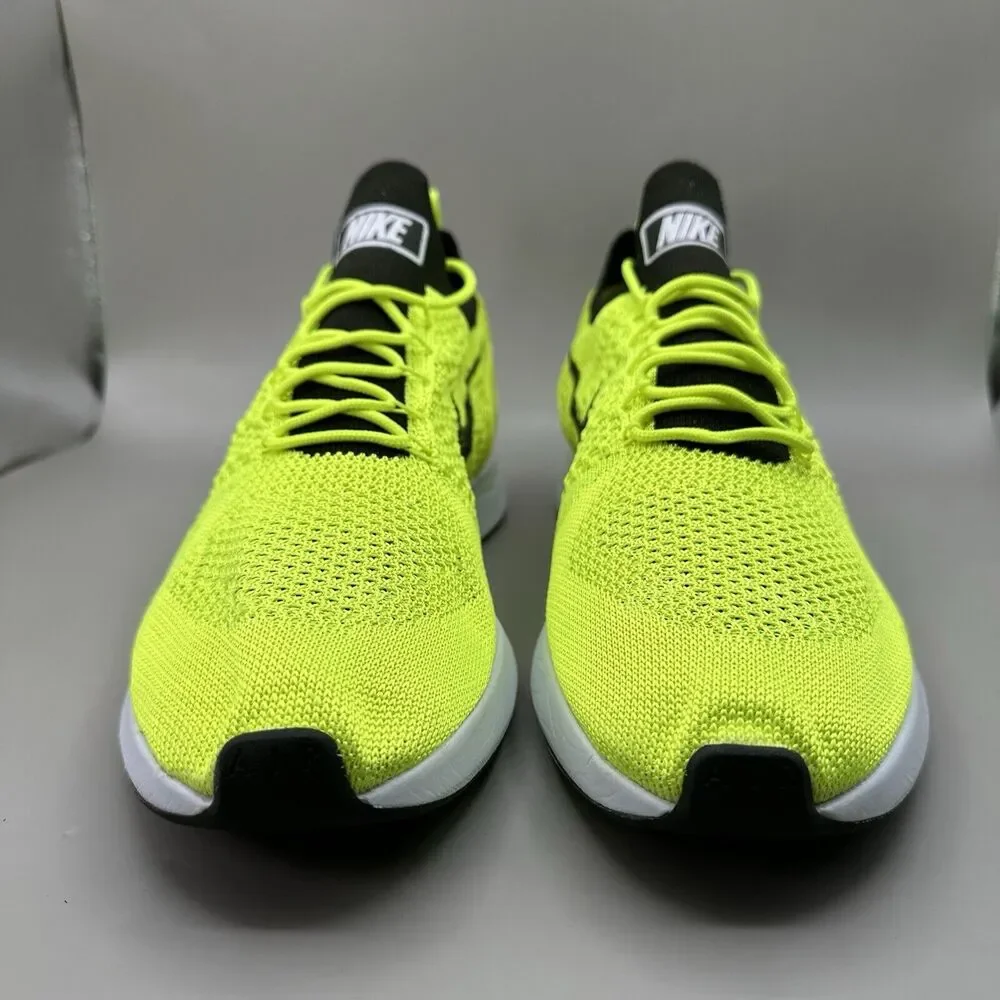 Nike Air Zoom Mariah Flyknit Racer Volt / White Men's Size 11.5 US 918264-700